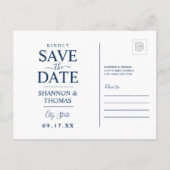 セーブザデート | ウィスコンシン インビテーションポストカード (裏面)