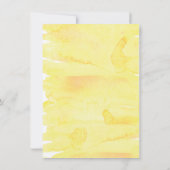 セーブザデート | ウッド素朴・レモ結婚ンのカード (裏面)