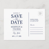 セーブザデート | オレゴン インビテーションポストカード (裏面)