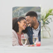 セーブザデート | カップルエレガント写真 (スタンド正面)