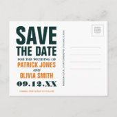 セーブザデート | カリフォルニア州サンディエゴ 案内ポストカード (裏面)