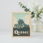 セーブザデート | ケベック（カナダ） 案内ポストカード (スタンド正面)