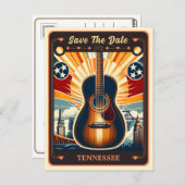 セーブザデート |テネシー招待状はがき ポストカード (正面/裏面)