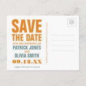 セーブザデート | テネン・ノックスビル 案内ポストカード (裏面)