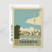 セーブザデート | トロント、オンタリオ2 案内ポストカード (正面/裏面)