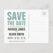 セーブザデート | トロント、オンタリオ2 案内ポストカード (裏面)