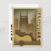 セーブザデート | ナッシュビル, TN – ギタースカイライン 案内ポストカード (正面/裏面)