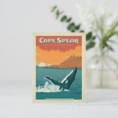 セーブザデート | ニューファンドランド・スピアケープ 案内ポストカード (スタンド正面)