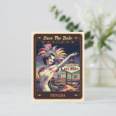 セーブザデート |ネバダ招待状葉書 ポストカード (スタンド正面)