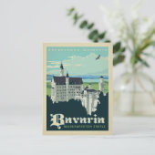 セーブザデート | ノイシュワンシュタイン城バイエルン 案内ポストカード (スタンド正面)