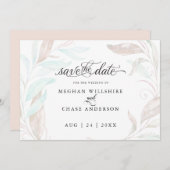 セーブザデート | パステルコーラルアクア離れズ (正面/裏面)