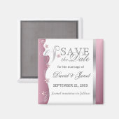 セーブザデート |ピンクトルマリン マグネット (正面/裏面)