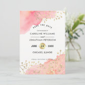 セーブザデート.ピンクピーチボタニカルウォーター色 セーブザデート (スタンド正面)