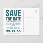 セーブザデート | ブリティッシュ・コロンビア・ウィスラー 案内ポストカード (裏面)