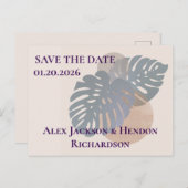 セーブザデート ポストカード (正面/裏面)