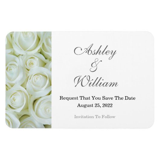 セーブザデート マグネット (横)