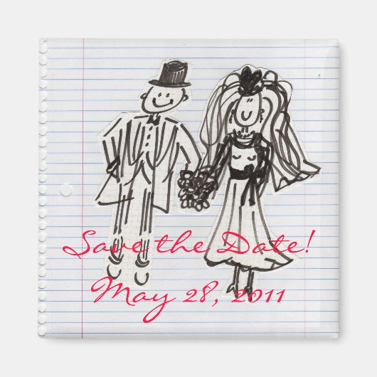 セーブザデート! マグネット (正面)