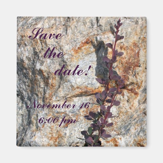 セーブザデート! マグネット (正面)