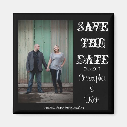 セーブザデート マグネット (正面)