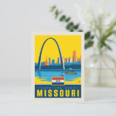 セーブザデート | ミズーリ インビテーションポストカード (スタンド正面)