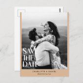 セーブザデート!ミニマルモダンリスト1写真 ポストカード (正面/裏面)