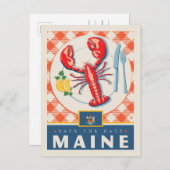 セーブザデート | メイン州 インビテーションポストカード (正面/裏面)