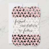 セーブザデート |モザイク招待状 |色カスタム付 招待状 (裏面)