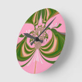 セーブザデート ラウンド壁時計 (傾斜)