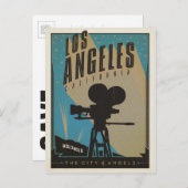 セーブザデート | ロサンゼルス(カリフォルニア) 案内ポストカード (正面/裏面)