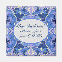 セーブザデート!ロマンチックなパンジー磁石