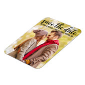 セーブザデート |婚約モダン発表 マグネット (左側)