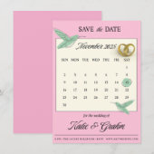 セーブザデート 招待状 (正面/裏面)