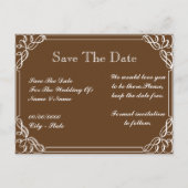 セーブザデート 案内ポストカード (裏面)