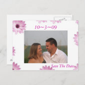 セーブザデート 案内ポストカード (正面/裏面)