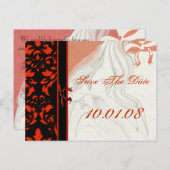 セーブザデート- 案内ポストカード (正面/裏面)