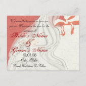 セーブザデート- 案内ポストカード (裏面)