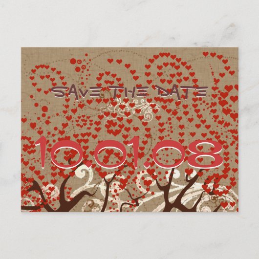 セーブザデート 案内ポストカード (正面)