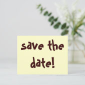 セーブザデート! 案内ポストカード (スタンド正面)