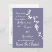 セーブザデート! 案内ポストカード (正面/裏面)