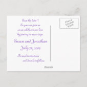 セーブザデート! 案内ポストカード (裏面)