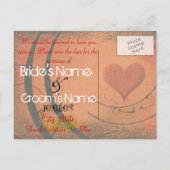 セーブザデート- 案内ポストカード (裏面)