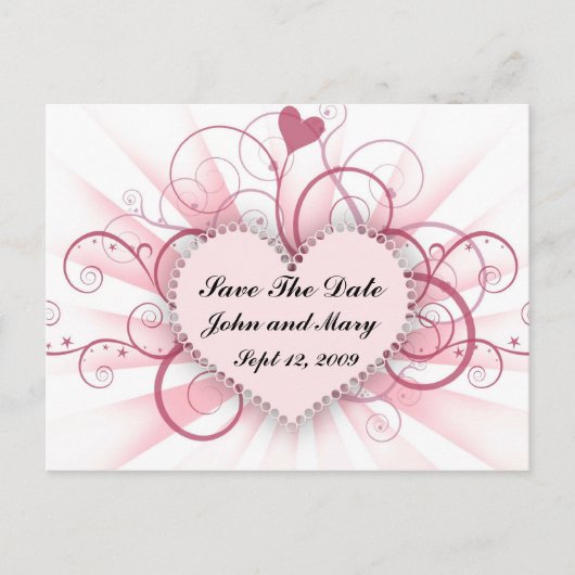 セーブザデート 案内ポストカード (正面)