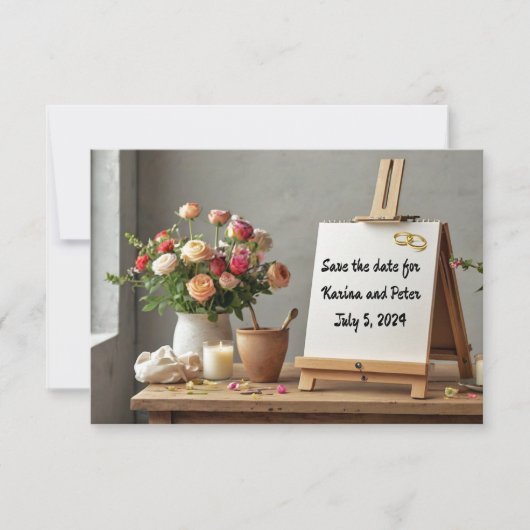 セーブザデート 案内状 (正面)