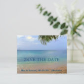 セーブザデート |海 |はがきアナウンスメントカード ポストカード (スタンド正面)