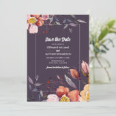 セーブザデート.秋花結婚梅 招待状 (スタンド正面)