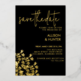 セーブザデート 箔招待状