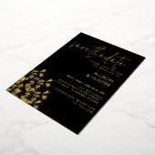 セーブザデート 箔招待状 (回転した状態)