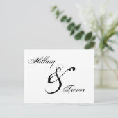 セーブザデート.結婚感謝 案内ポストカード (スタンド正面)