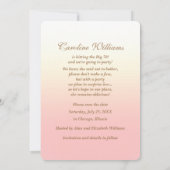 セーブザデート.誕生日パーティーの秘密のお知らせ セーブザデート (裏面)