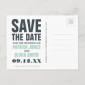 セーブザデート | Charleston, SCザパルメットシティ 案内ポストカード (裏面)